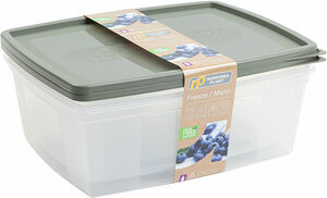 Frys/Micro 2,5 L 2-p Transparent Khaki Grön ECO Nordiska Pla