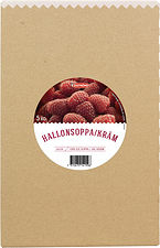 Hallonsoppa/kräm kallrörd Ekströms