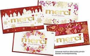 Merci Jul Great Variety Chokladask 400 g