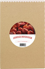 Jordgubbskräm kallrörd Ekströms