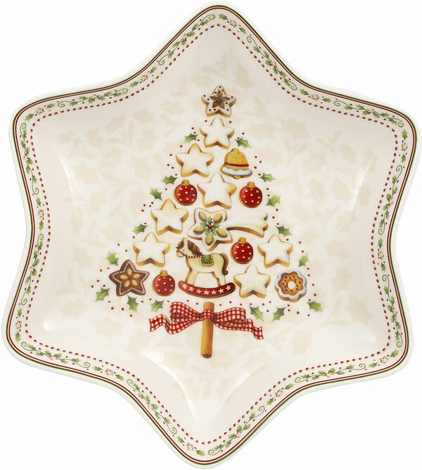 Skål Star 24,5 cm Tree Winter Bakery Delight Villeroy & Boc - bild 1