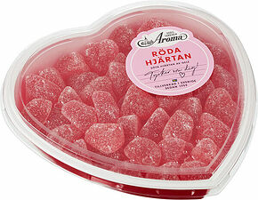 Röda Hjärtan Red Heart geléhjärtan Aroma