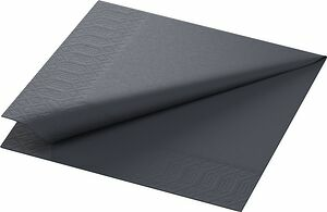 Servett 3 L svart 33x33 cm Duni