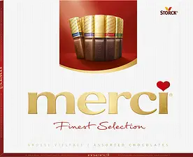 Merci Röd Great Variety Chokladask 250 g