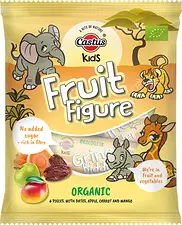 Fruit Figures Dadlar Äpple Morot Mango Organic Castus