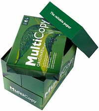 Kopieringspapper Ohålat A4 160g MultiCopy