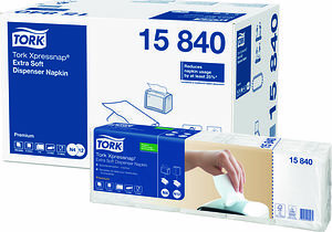Dispenserservett Extra Mjuk Vit Premium Tork N4 Xpressnap®