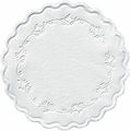 Drinkunderlägg rund 9 cm vit Duni