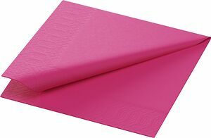 Servett 3 L fuchsia 24x24 cm Duni