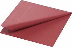 Servett 3 L vinröd 24x24 cm Duni