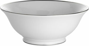 Bistro salladsskål nr. 6 vit/silver 60 cl Pillivuyt