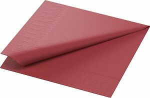 Servett 1 L vinröd 33x33 cm Duni