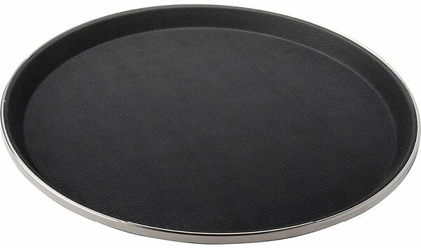 Sigrid Serveringsbricka rund svart antislip 35,5 cm Dorre - bild 1