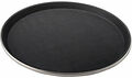 Sigrid Serveringsbricka rund svart antislip 35,5 cm Dorre