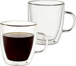 Kirk Kaffekopp dubbelvägg 2-pack 24 cl Dorre
