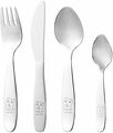Panda Barnbestick 4 delar, djurmotiv panda Dorre