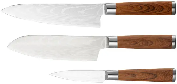 Yari knivset 3-pack kockkniv köttkniv skalkniv Dorre - bild 1