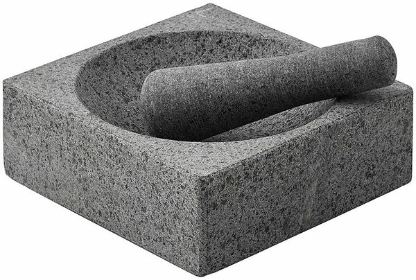 Mira Mortel granit fyrkantig 18,5 cm invändig 16,5 cm Dorre - bild 1
