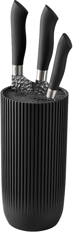 Kiki Knivblock ränder gummerad yta 24 cm Dorre - bild 1