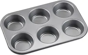 Karabo Muffinsform kolstål 6 kupformer Dorre