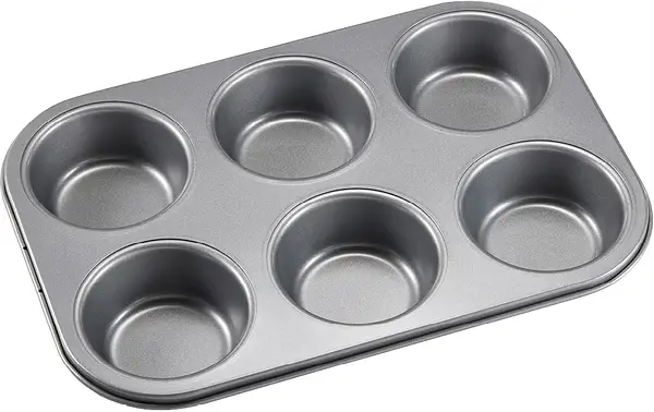 Karabo Muffinsform kolstål 6 kupformer Dorre - bild 1