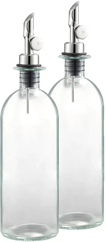 Odie Olja & Vinägerflaska 2-p Glas Rostfri Dorre - bild 1