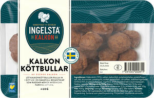Kalkonköttbullar stekta Ingelsta Kalkon