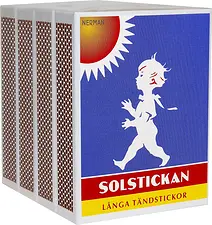 Tändstickor Långa stickor 4-p Solstickan