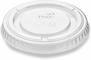 Lock till dressingbägare 60 ml RPET klar Duni