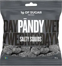 PÄNDY Salty Squids 50 g påse