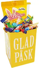 Påskbox 18 cm med Happy Easter godismix