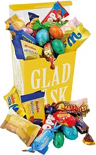 Påskbox 12 cm med Happy Easter godismix