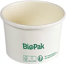 Ronda Bowl Short 240 ml vit papper Duni