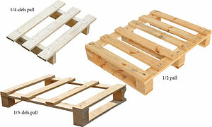 Emballage Engångspall 1/4 – 1/3 – 1/2