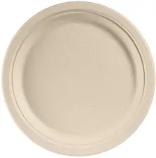 Tallrik flat 26 cm Brun Bagasse Duni
