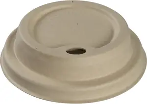 Lock 8 cm brun papper till bägare 24 cl Abena