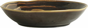 Boulogne sallads-/pastatallrik djup brun 23 cm Pillivuyt