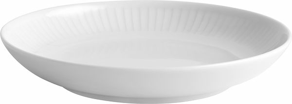 Plissé assiett djup vit 16 cm Pillivuyt - bild 1