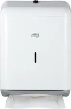 Tork Dispenser H3 vit metall Handduk