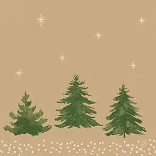 Servett Dunilin Humble Trees 40x40 cm Duni