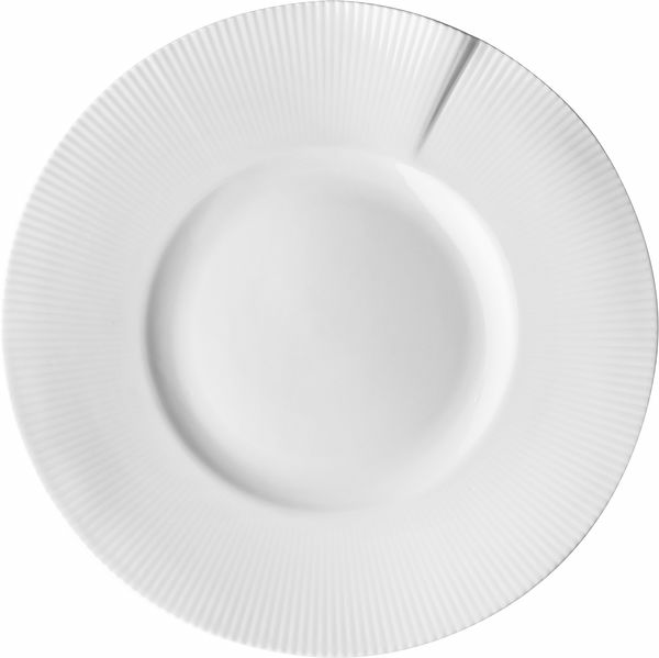 Canopée tallrik flat med bred kant vit 25 cm Pillivuyt - bild 1