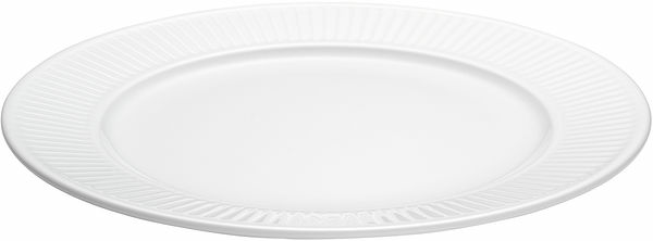 Plissé Tallrik flat vit 22 cm Pillivuyt - bild 1