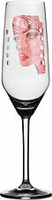 Champagneglas 30 cl Moonlight Queen Pink Carolina Gynning