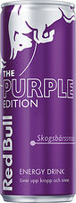 Red Bull Energy Drink Purple Edition Skogsbär burk