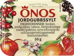 Jordgubbssylt portion Önos