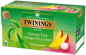 Te Twinings 25p Green Tea Mango & Lychee