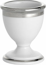 Bistro äggkopp vit/silver 4 cl Pillivuyt