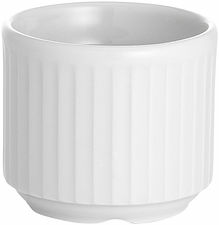 Plissé Äggkopp vit 4,8 cm Pillivuyt