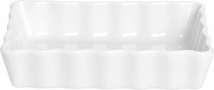 Pajform rektangulär vit 14,5 cm Pillivuyt