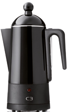 C3 Perkolator Design Svart 10 koppar
